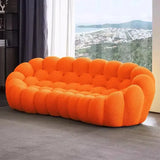 Minimalist Modern Compressed Bubble Sofa - Orange - 240x106x75CM - Compressed Sofa