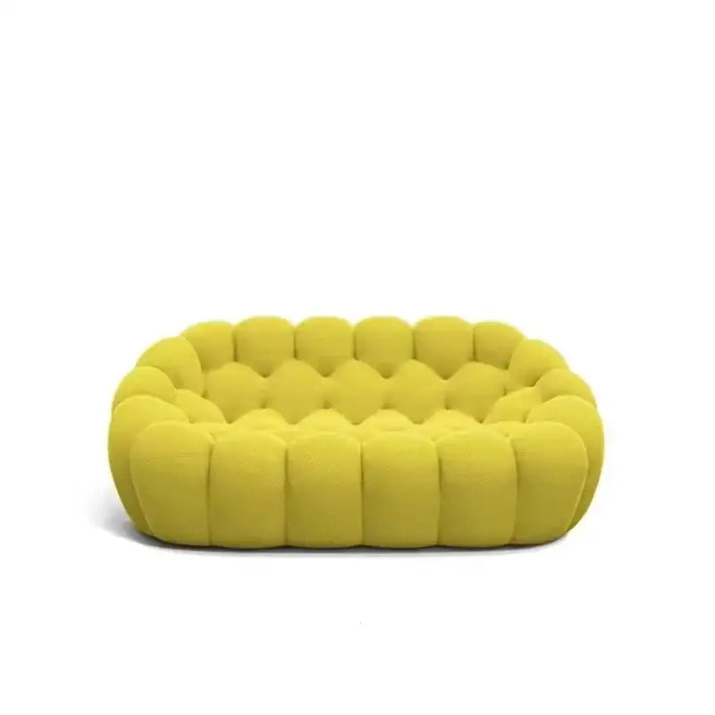 Minimalist Modern Compressed Bubble Sofa - Yellow - 190x106x75CM - Compressed Sofa