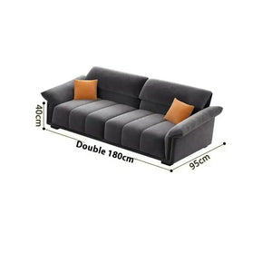 Minimalist Modular Velvet Sectional Compressed Sofa - 180 x 95 x 40 cm - Compressed Sofa