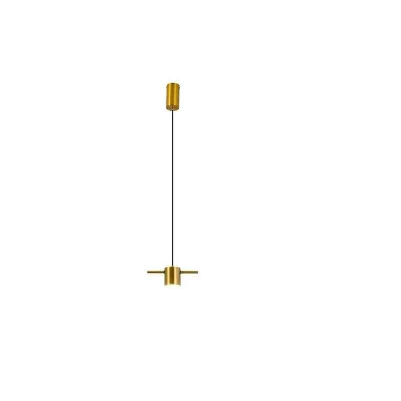 Minimalist Nordic LED Ceiling Chandelier - 1 Heads Gold / AC 100-130v / Cold White - Lamps