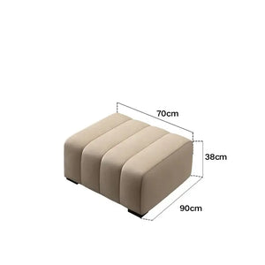 Minimalist Puff Modern 3 Seats Nordic Sofa - 70 x 38 x 90 cm - Sofa