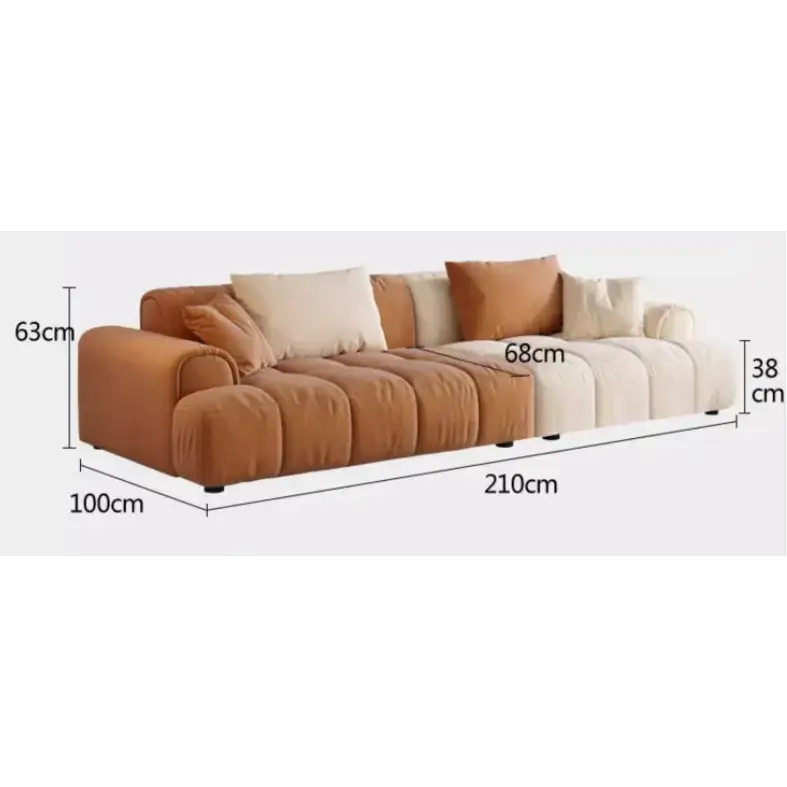 Minimalist Sectional Modular Compressed Sofa - Compressed Sofa