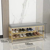 Modern 3 Tier Bamboo Shoe Rack - 100 x 45 x 32 cm - Shoe Rack