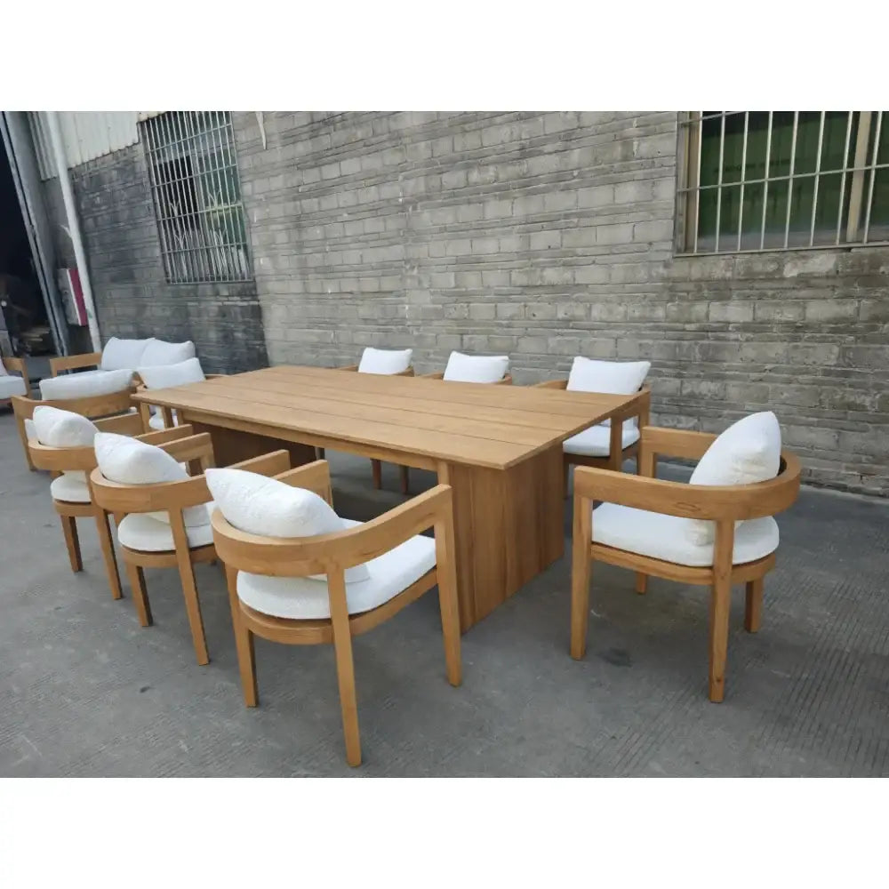 Modern aluminum 4-person outdoor sofa set in cappuccino, showcasing durable weather-resistant frame construction and contempo