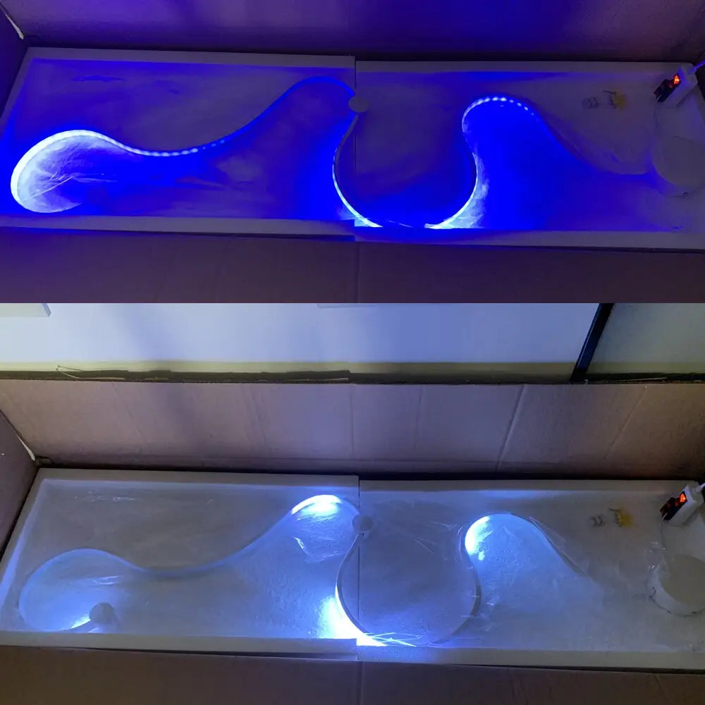 Modern Black & White RGB LED Wall Lamps - Lamps