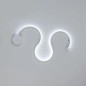 Modern Black & White RGB LED Wall Lamps - White Type B / Two color light - Lamps