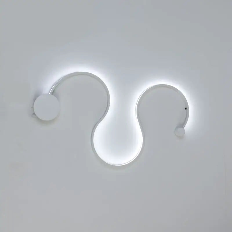 Modern Black & White RGB LED Wall Lamps - White Type B / Two color light - Lamps