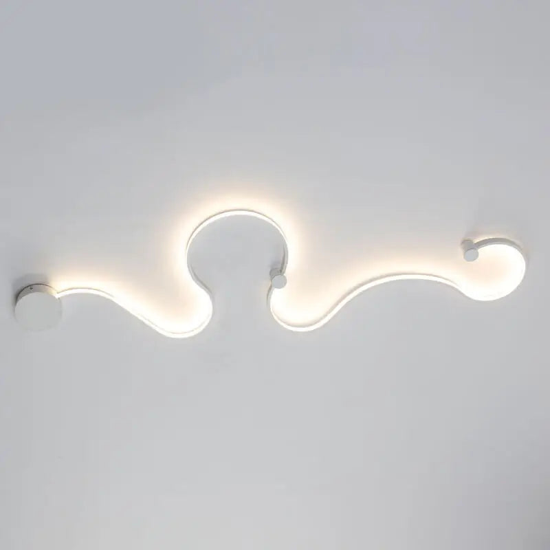 Modern Black & White RGB LED Wall Lamps - White Type D / Two color light - Lamps