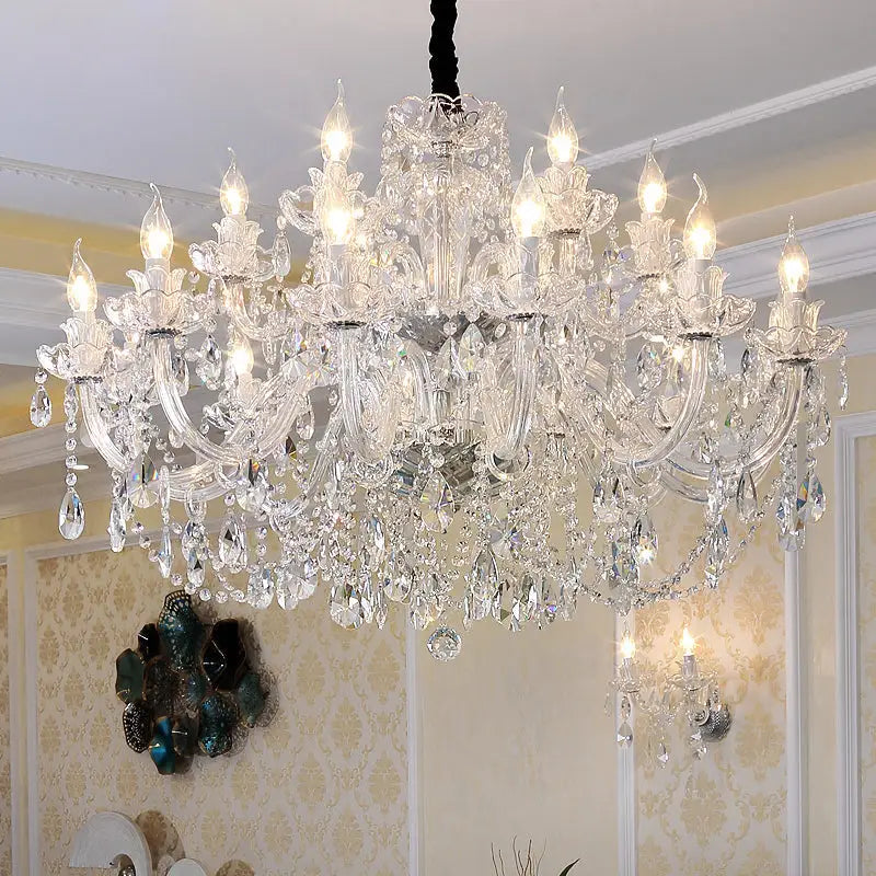 Modern Clear Crystal Chandelier Lamp - Chandelier