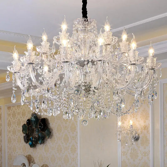 Modern Clear Crystal Chandelier Lamp - Chandelier