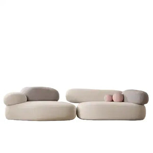 Modern Compressed Sectional Sofa Bed - Beige Set - Compressed Sofa
