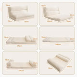 Modern Convertible Bean Bag Folding Fur Sofa Bed - Compressed Sofa