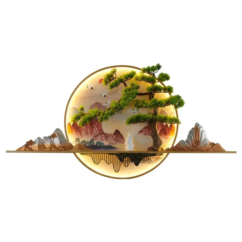 Modern Creative Landscape Mural Picture LED Wall Lamp - Wall Lamp
