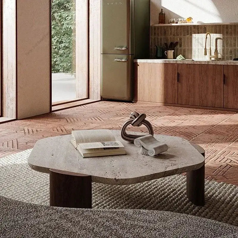 Modern Design Solid Wood Coffee Table - Multifunctional coffee table