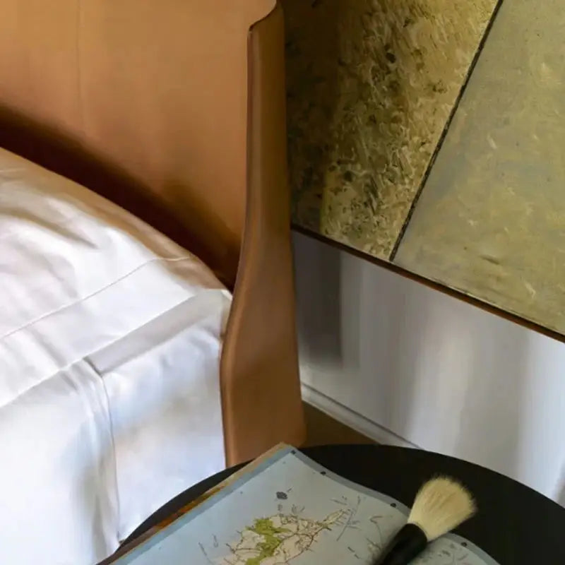 Modern Double PU Leather Backrest Wood Bed Frame - Dark Gray / Queen - Bedroom