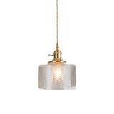 Modern Glass LED Pendant Switch Hanging Lamp - Clear - 17 x 20 x 150 cm / Not Inlcude Bulb - Ceiling Lamp