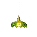 Modern Glass LED Pendant Switch Hanging Lamp - Green - 20 x 16 x 150 cm / Not Inlcude Bulb - Ceiling Lamp