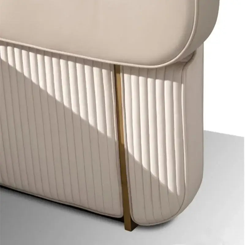 Modern Italian Luxury Oversized Backrest Bed - Bedroom