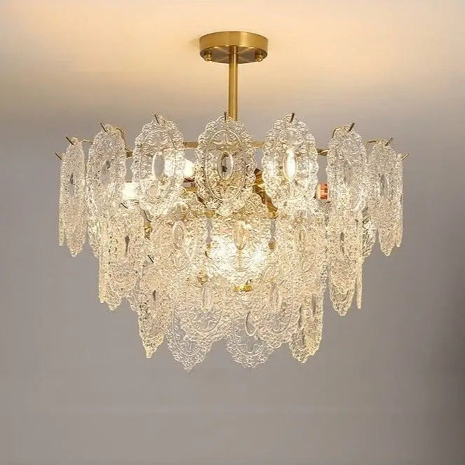 Modern K9 Crystal Round Shape Chandelier Lamp - Diameter 60cm / Warm Whie - Chandelier