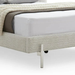 Modern King Wooden Sturdy Slat Bed Frame - 194 W X 214 D X 117 H cm - Bedroom