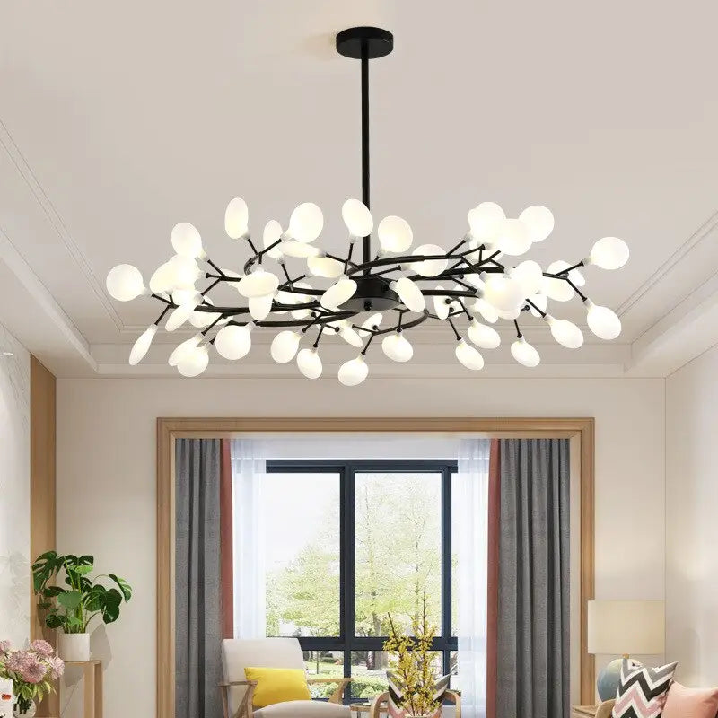Modern LED Chandelier Light Tree Branch Firefly - Lamps