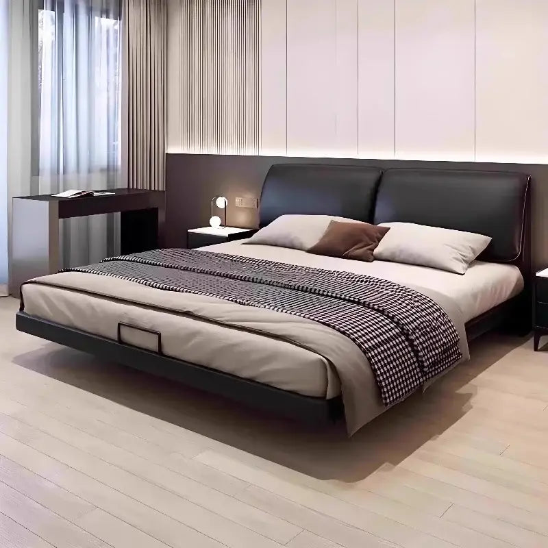 Modern Levitation Double Side Table Bed Frame - 2 - Side Table / 150x190cm - Bedroom