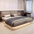 Modern Levitation Double Side Table Bed Frame - Just Bed Frame / 150x190cm - Bedroom