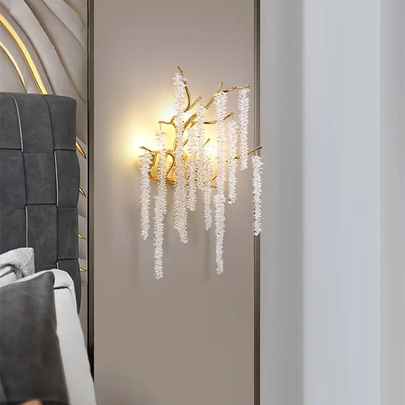 Modern Luxury Crystal Tassel Chandeliers - Lamps