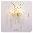 Modern Luxury Crystal Tassel Chandeliers - Wall Light / 110V / Warm Light 3000k - Lamps