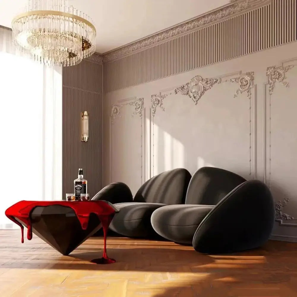 Unique Color Sofa Modern Luxury Sofa Wabi Inspired Unique Shape Creative – Orniture™