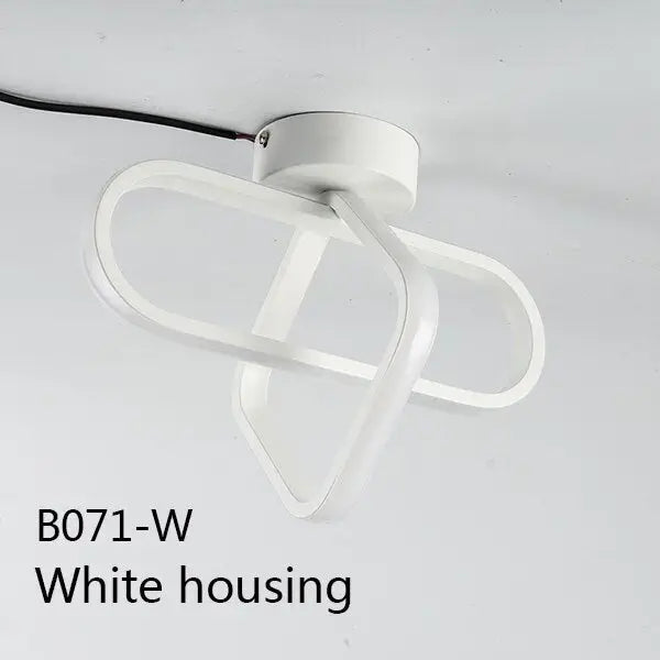 Modern Minimalist Abstrac Ceiling Lamp - White Housing 1 / Warm White - Lamps