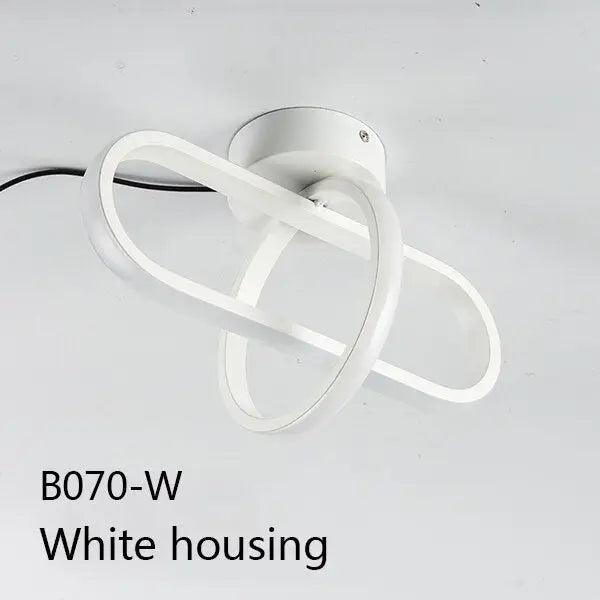 Modern Minimalist Abstrac Ceiling Lamp - White Housing 2 / Warm White - Lamps