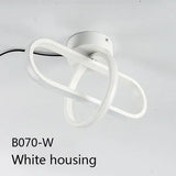Modern Minimalist Abstrac Ceiling Lamp - White Housing 2 / Warm White - Lamps