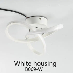 Modern Minimalist Abstrac Ceiling Lamp - White Housing / Warm White - Lamps