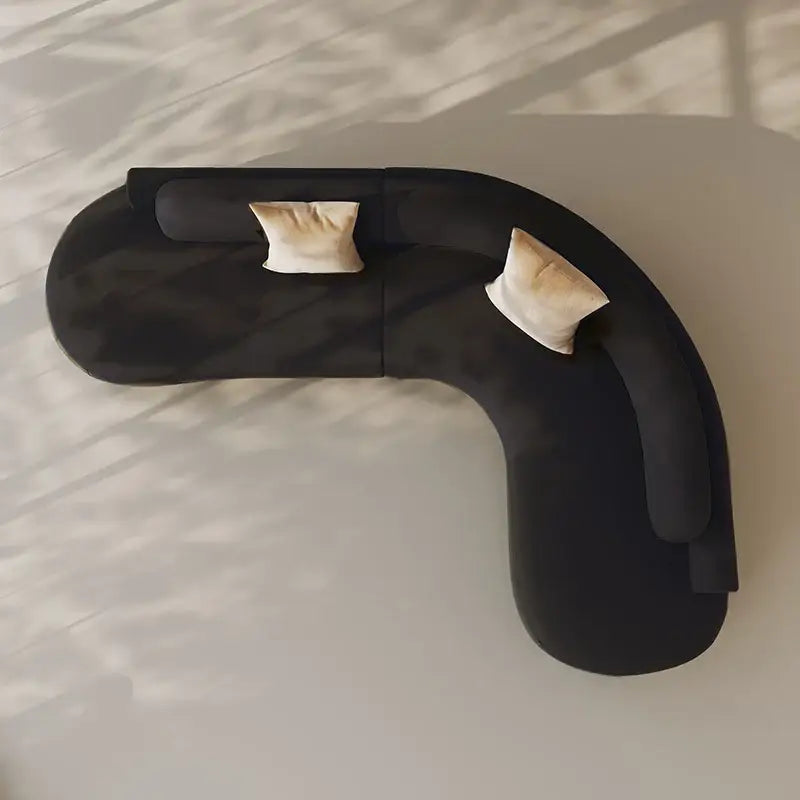 Modern Minimalist Curved Coffee Table Sofa Set - Compressed Sofa