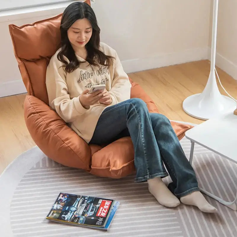 Modern Minimalist Foldable Light Bean Bag Lazy Sofa - Chair