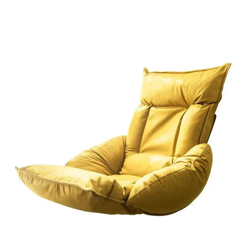 Modern Minimalist Foldable Light Bean Bag Lazy Sofa - Yellow - Chair
