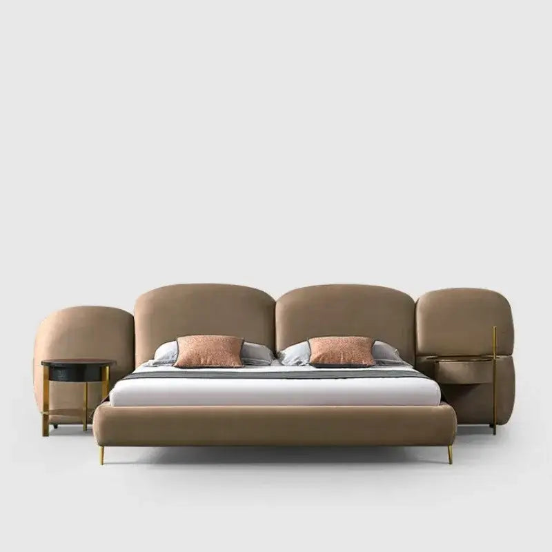 Modern Minimalist High End Double Bed Frame - Bedroom