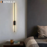 Modern Minimalist LED Long Pendulum Wall Lamp