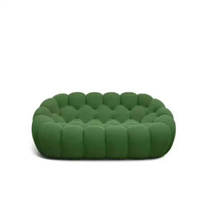 3 Seater Modern Nordic Bubble Compressed Sofa - Green - 190 x 106 x 75 CM - Compressed Sofa