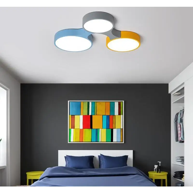 Modern Nordic Colorful Circle Ceiling Light - Orniture™