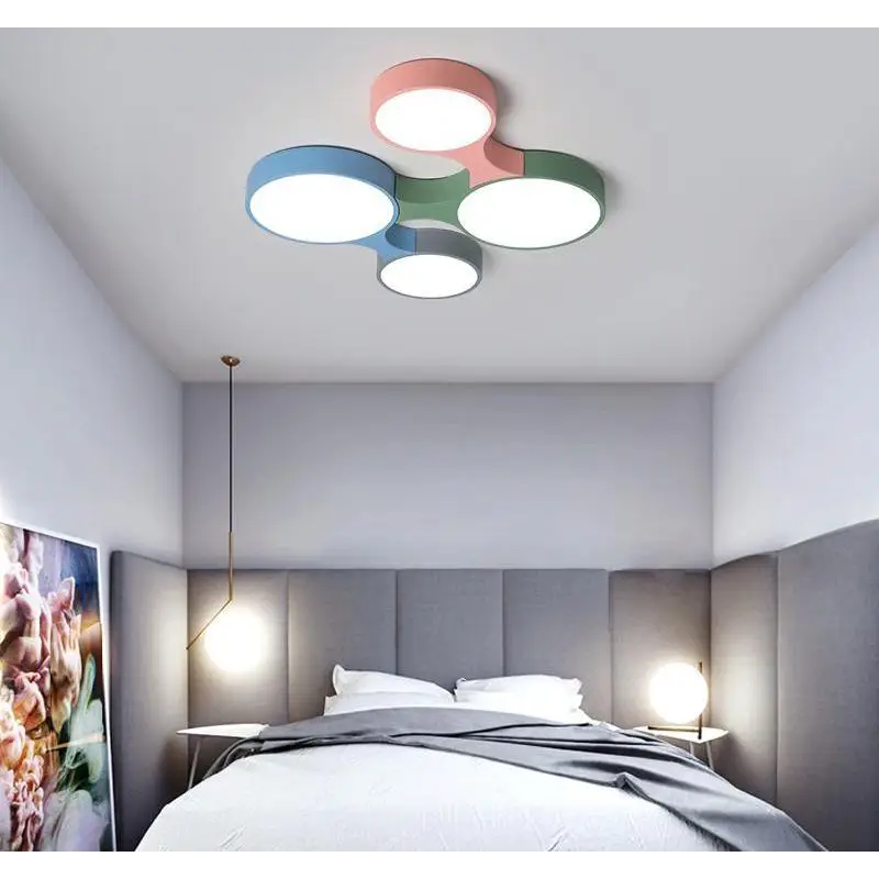 Modern Nordic Colorful Circle Ceiling Light - Orniture™