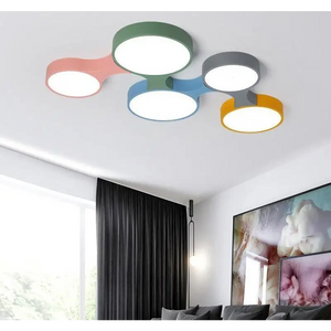 Modern Nordic Colorful Circle Ceiling Light - Orniture™