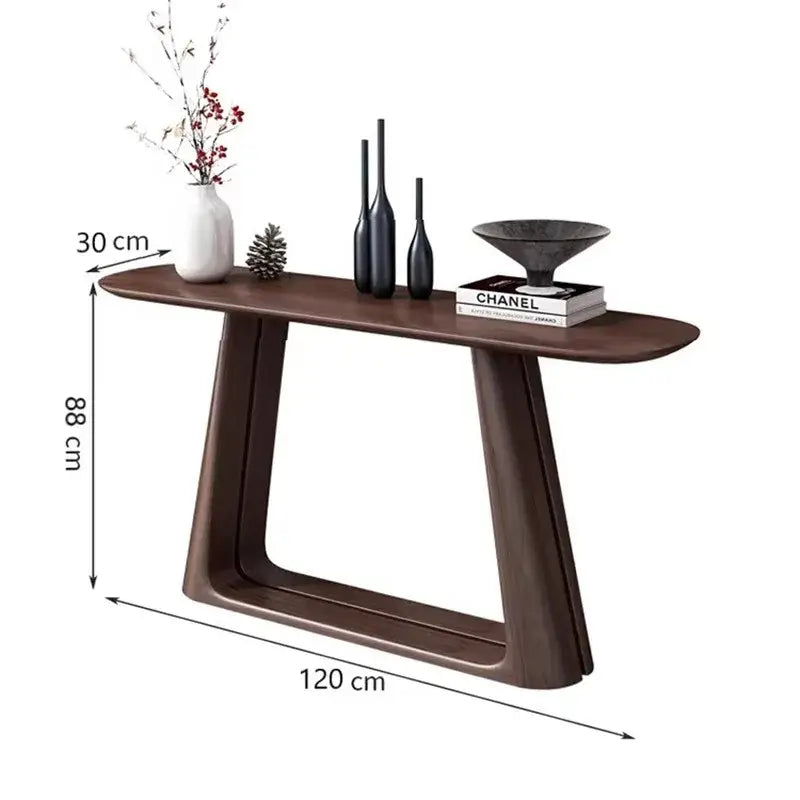 Modern Nordic Entryway Minimalist Wood Console Table - Multifunctional coffee table