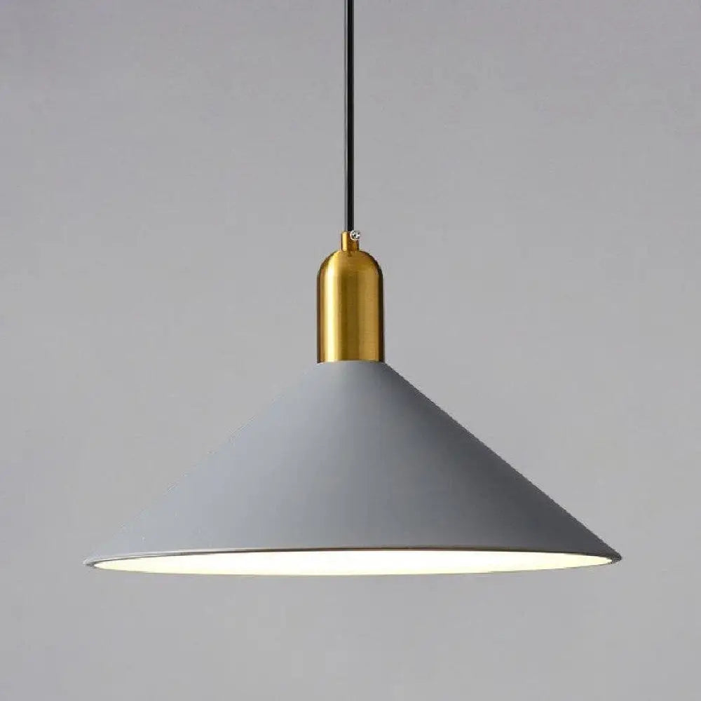 Modern Painted Grey Pendant Light - Pendant Lamp
