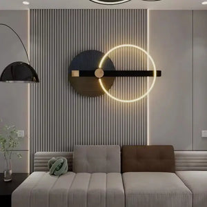 LED Wall Light Sconce Metal Modern Minimalist Lamp - Brown-50x80cm - Wall Lamp