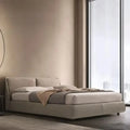 Modern Upholstered Headboard King Bed Frame - Bedroom