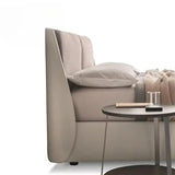 Modern Upholstered Headboard King Bed Frame - Bedroom