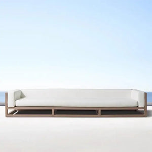 Modern Waterproof Rattan Patio Sectional for Four People - view 4