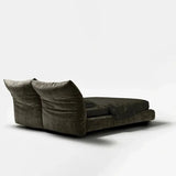 Modern Widened Backrest Wood Metal Bed Frame - Black / 180×200cm - Bedroom